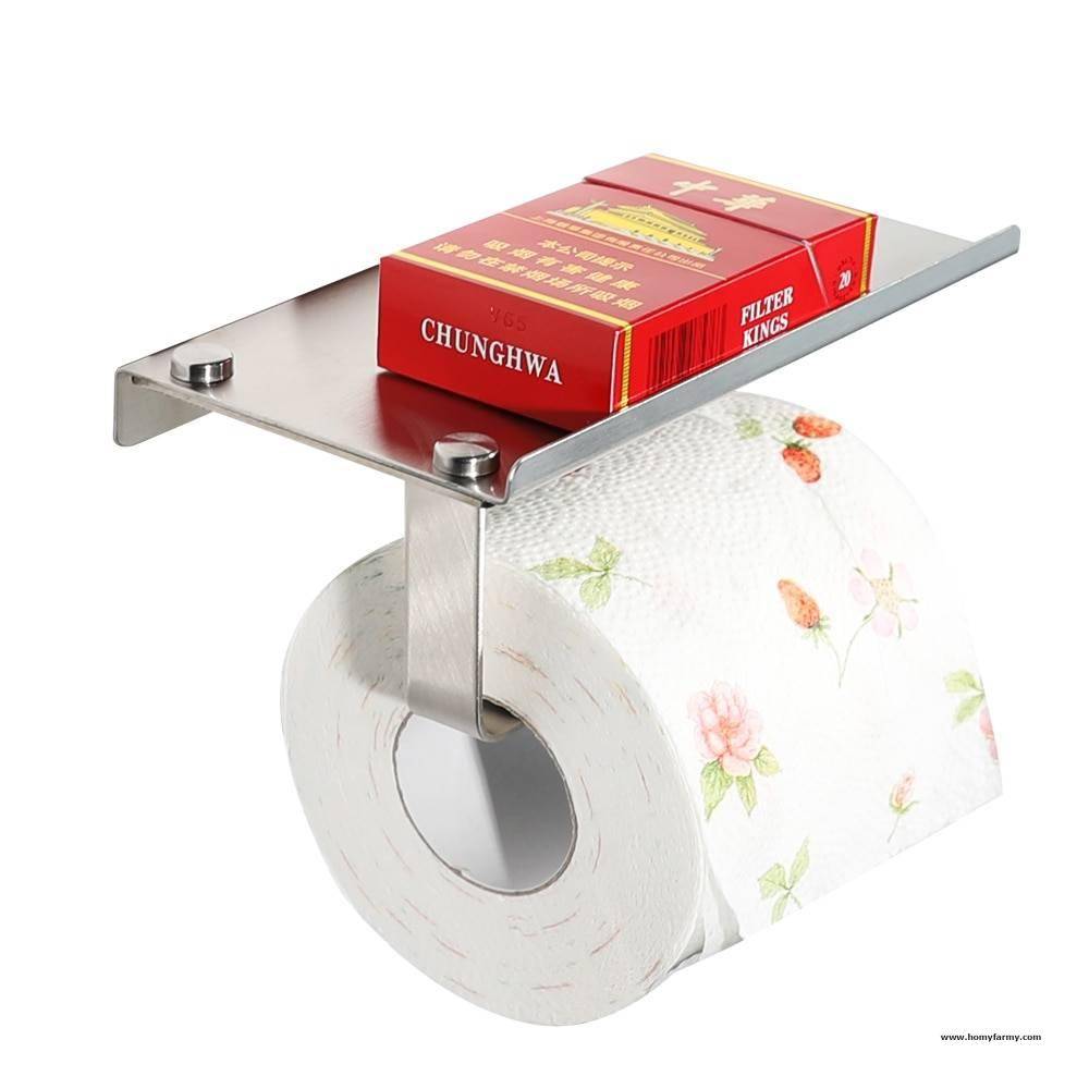 Stainless Steel Toilet Paper Roll Holder Stainless Steel Toilet Paper Roll Holder Bathroom Homy Farmy https://homyfarmy.com https://homyfarmy.com/stainless-steel-toilet-paper-roll-holder/