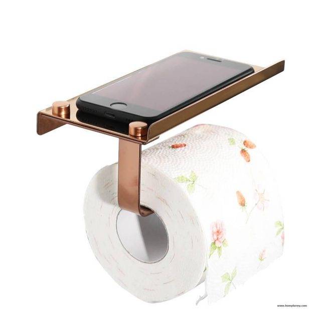 Stainless Steel Toilet Paper Roll Holder Bathroom  Homy Farmy https://homyfarmy.com https://homyfarmy.com/stainless-steel-toilet-paper-roll-holder/