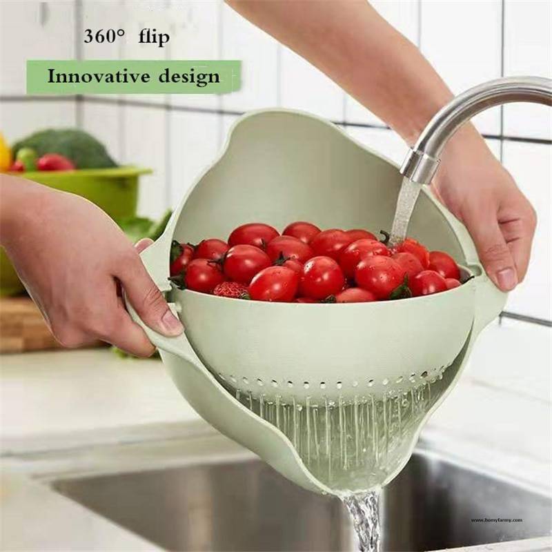 Double Drain Washing Basket Double Drain Washing Basket Kitchen Homy Farmy https://homyfarmy.com https://homyfarmy.com/double-drain-washing-basket/