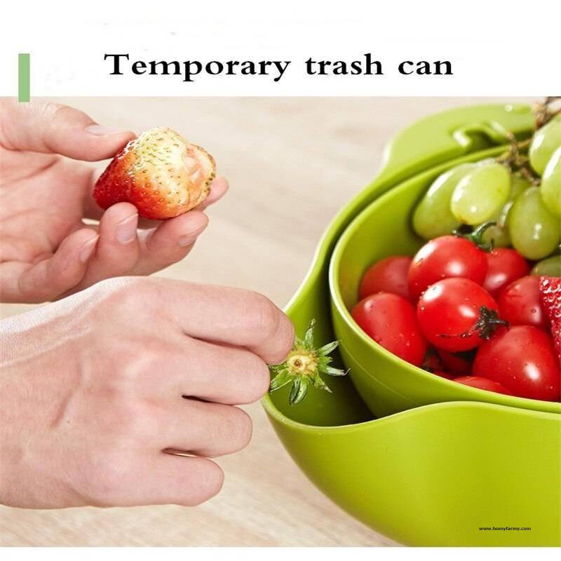 Double Drain Washing Basket Double Drain Washing Basket Kitchen Homy Farmy https://homyfarmy.com https://homyfarmy.com/double-drain-washing-basket/