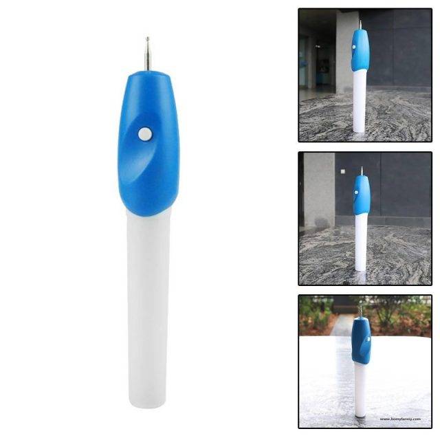 Cordless DIY Electric Engraving Pen Tools and Repair Color: White/Blue  Homy Farmy https://homyfarmy.com https://homyfarmy.com/cordless-diy-electric-engraving-pen/