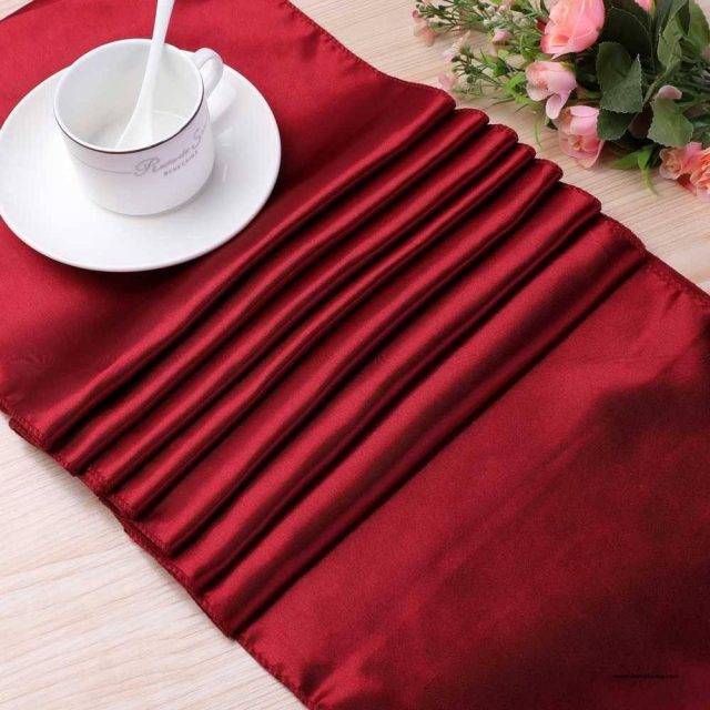 Satin Table Runners for Party Decoration Decoration  Homy Farmy https://homyfarmy.com https://homyfarmy.com/satin-table-runners-for-party-decoration/