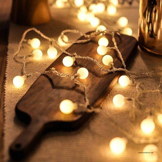 Fairy Lights Christmas LED Lights String Decoration  Homy Farmy https://homyfarmy.com https://homyfarmy.com/christmas-variety-styles-led-lights-string/