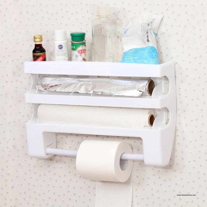 Wall-Mount Mutifunction Kitchen Organizer Wall-Mount Mutifunction Kitchen Organizer Home Improvement Homy Farmy https://homyfarmy.com https://homyfarmy.com/wall-mount-mutifunction-kitchen-organizer/