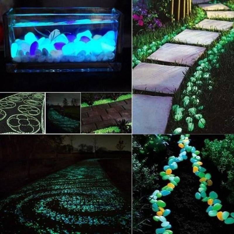 Decorative Luminous Stones Decorative Luminous Stones Garden Homy Farmy https://homyfarmy.com https://homyfarmy.com/decorative-luminous-stones/