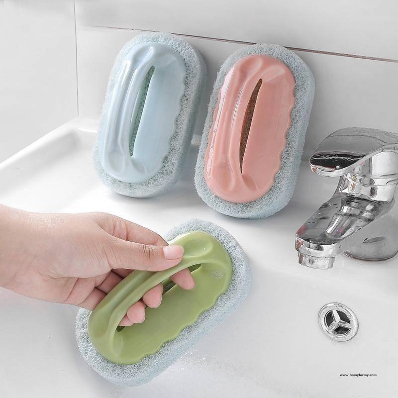 Kitchen Magic Cleaning Sponge with Handle Kitchen Magic Cleaning Sponge with Handle Cleaning Kitchen Homy Farmy https://homyfarmy.com https://homyfarmy.com/kitchen-magic-cleaning-sponge-with-handle/