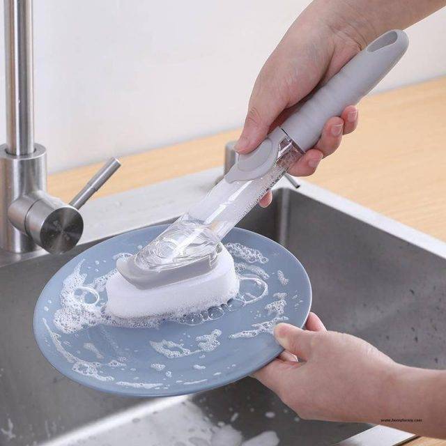 Kitchen Cleaning Brush Cleaning  Homy Farmy https://homyfarmy.com https://homyfarmy.com/kitchen-cleaning-brush/