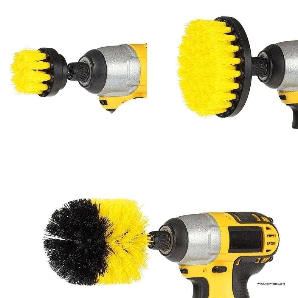 Drill Scrubber Brush Kit With Extension Rod Drill Scrubber Brush Kit With Extension Rod Bathroom Best Sellers Cleaning Kitchen  Homy Farmy https://homyfarmy.com https://homyfarmy.com/drill-scrubber-brush/