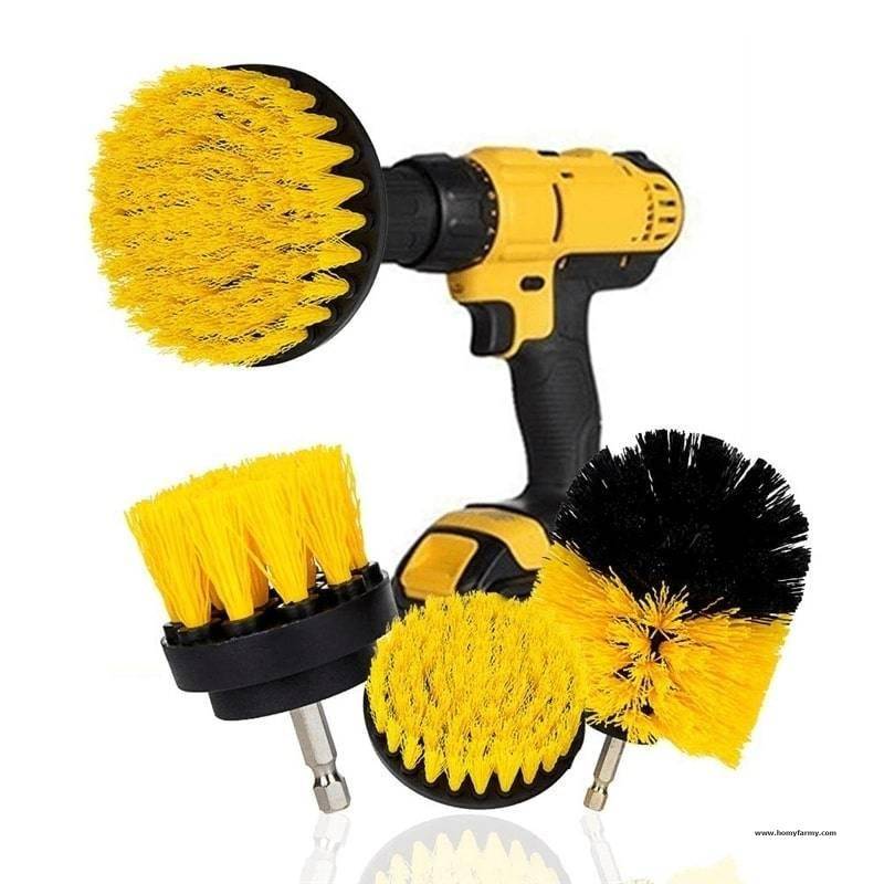 Drill Scrubber Brush Kit With Extension Rod Drill Scrubber Brush Kit With Extension Rod Bathroom Best Sellers Cleaning Kitchen  Homy Farmy https://homyfarmy.com https://homyfarmy.com/drill-scrubber-brush/