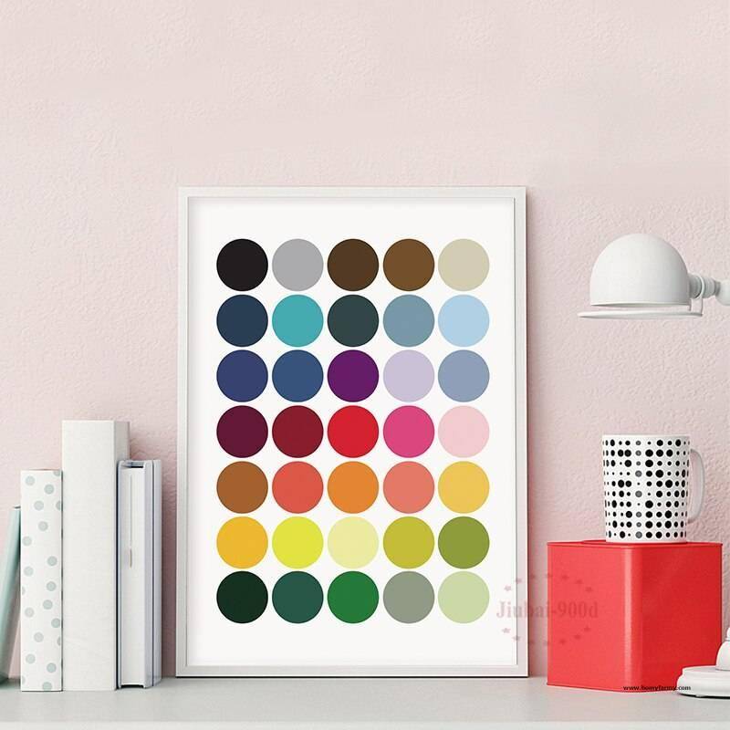 Colorful Polka Dot Poster Colorful Polka Dot Poster Decoration Homy Farmy https://homyfarmy.com https://homyfarmy.com/colorful-polka-dot-poster/