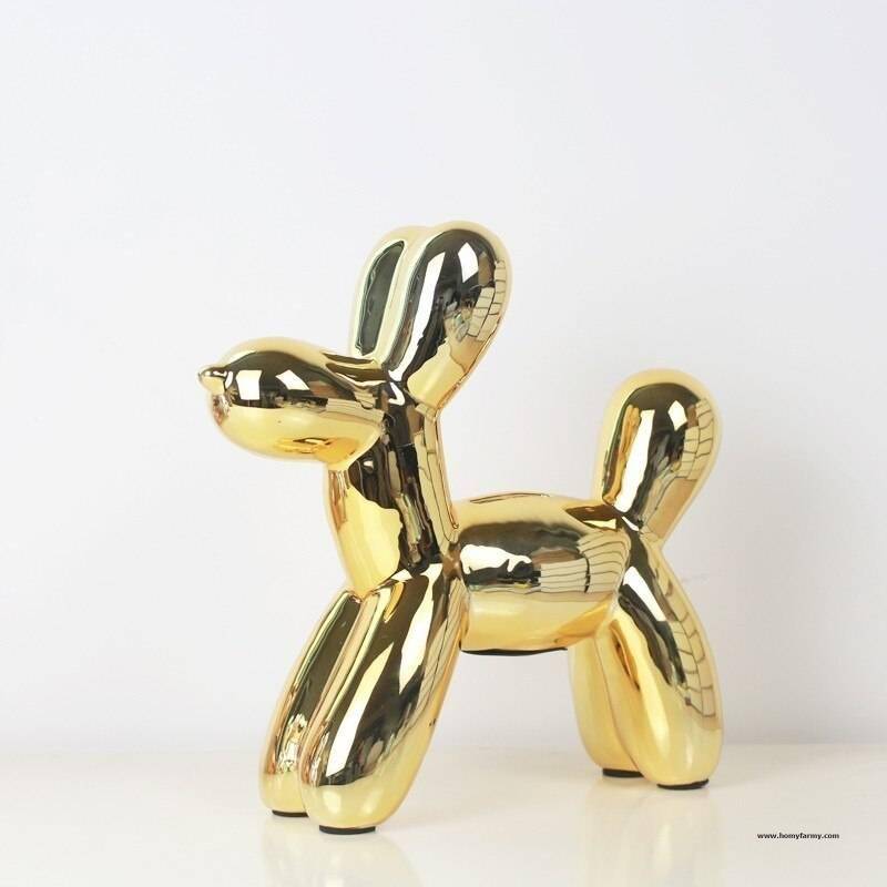 Ceramic Balloon Dog Figurine - Homy Farmy