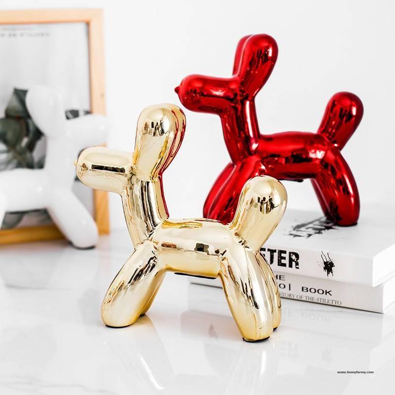 Ceramic Balloon Dog Figurine Ceramic Balloon Dog Figurine Decoration Homy Farmy https://homyfarmy.com https://homyfarmy.com/ceramic-balloon-dog-figurine/