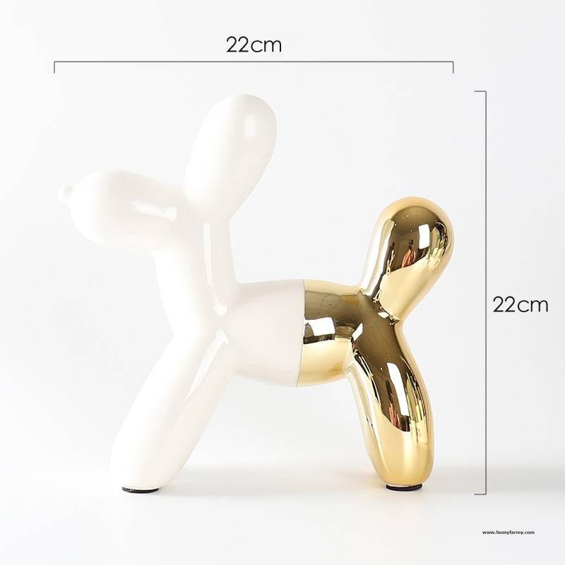 Ceramic Balloon Dog Figurine Ceramic Balloon Dog Figurine Decoration Homy Farmy https://homyfarmy.com https://homyfarmy.com/ceramic-balloon-dog-figurine/