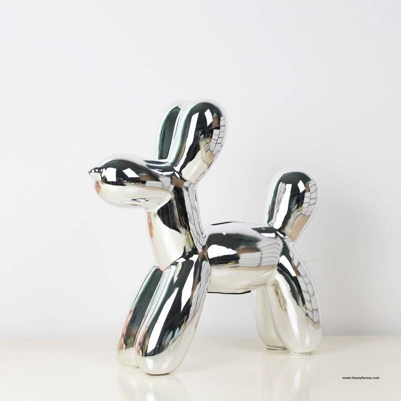 Ceramic Balloon Dog Figurine - Homy Farmy