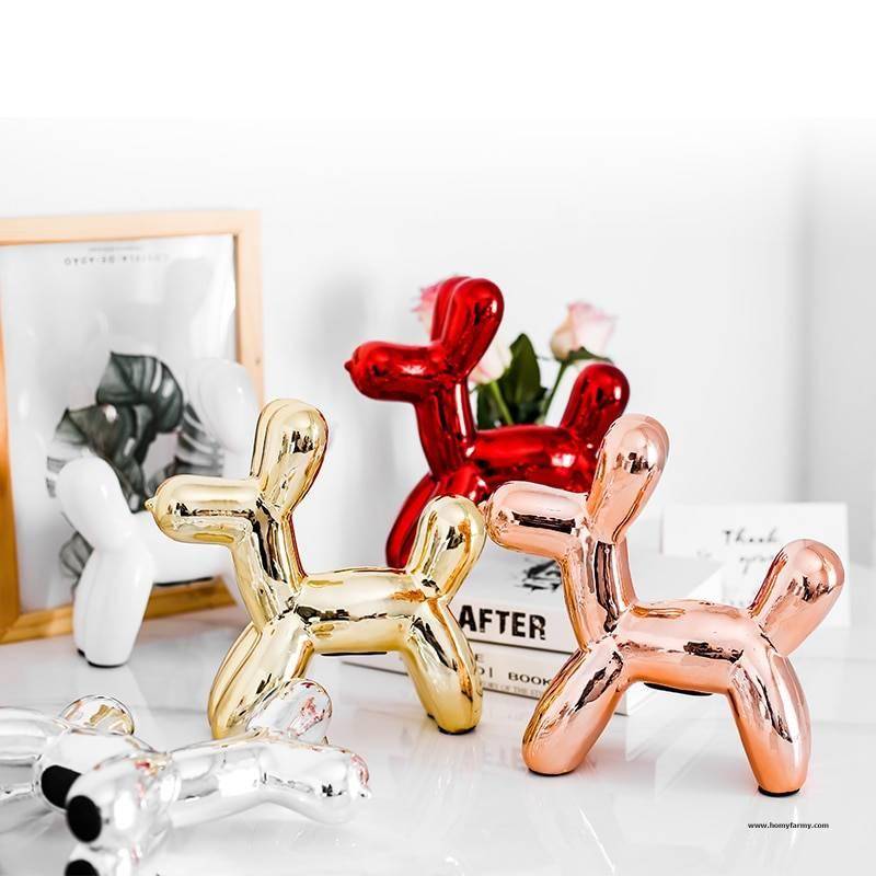 Ceramic Balloon Dog Figurine Ceramic Balloon Dog Figurine Decoration Homy Farmy https://homyfarmy.com https://homyfarmy.com/ceramic-balloon-dog-figurine/