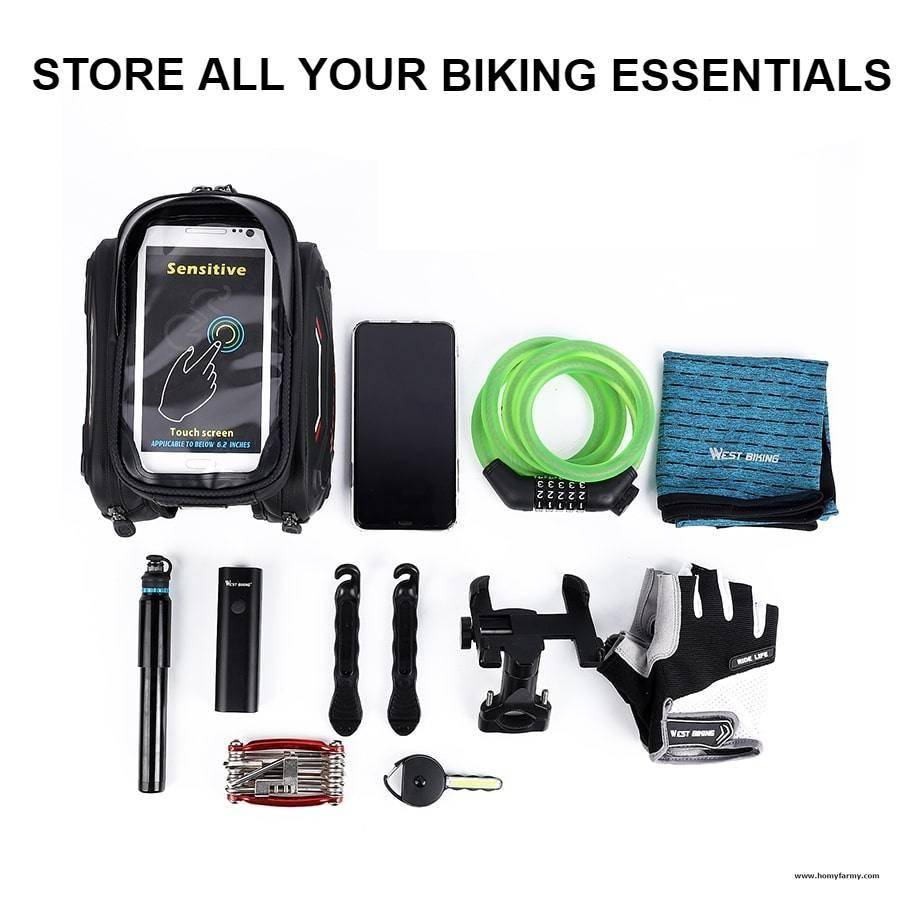 Waterproof Bicycle Touch Screen Bag Waterproof Bicycle Touch Screen Bag Best Sellers  Homy Farmy https://homyfarmy.com https://homyfarmy.com/waterproof-bicycle-touch-screen-bag/