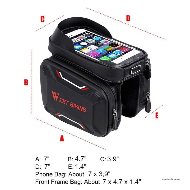 Waterproof Bicycle Touch Screen Bag Waterproof Bicycle Touch Screen Bag Best Sellers  Homy Farmy https://homyfarmy.com https://homyfarmy.com/waterproof-bicycle-touch-screen-bag/
