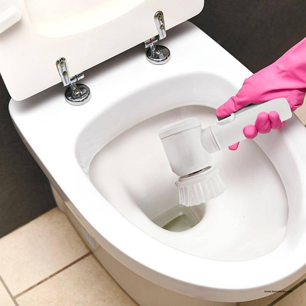 Portable Multi-Function Electric Cleaning Brush Portable Multi-Function Electric Cleaning Brush Bathroom Cleaning Kitchen Homy Farmy https://homyfarmy.com https://homyfarmy.com/portable-multi-function-electric-cleaning-brush-2/