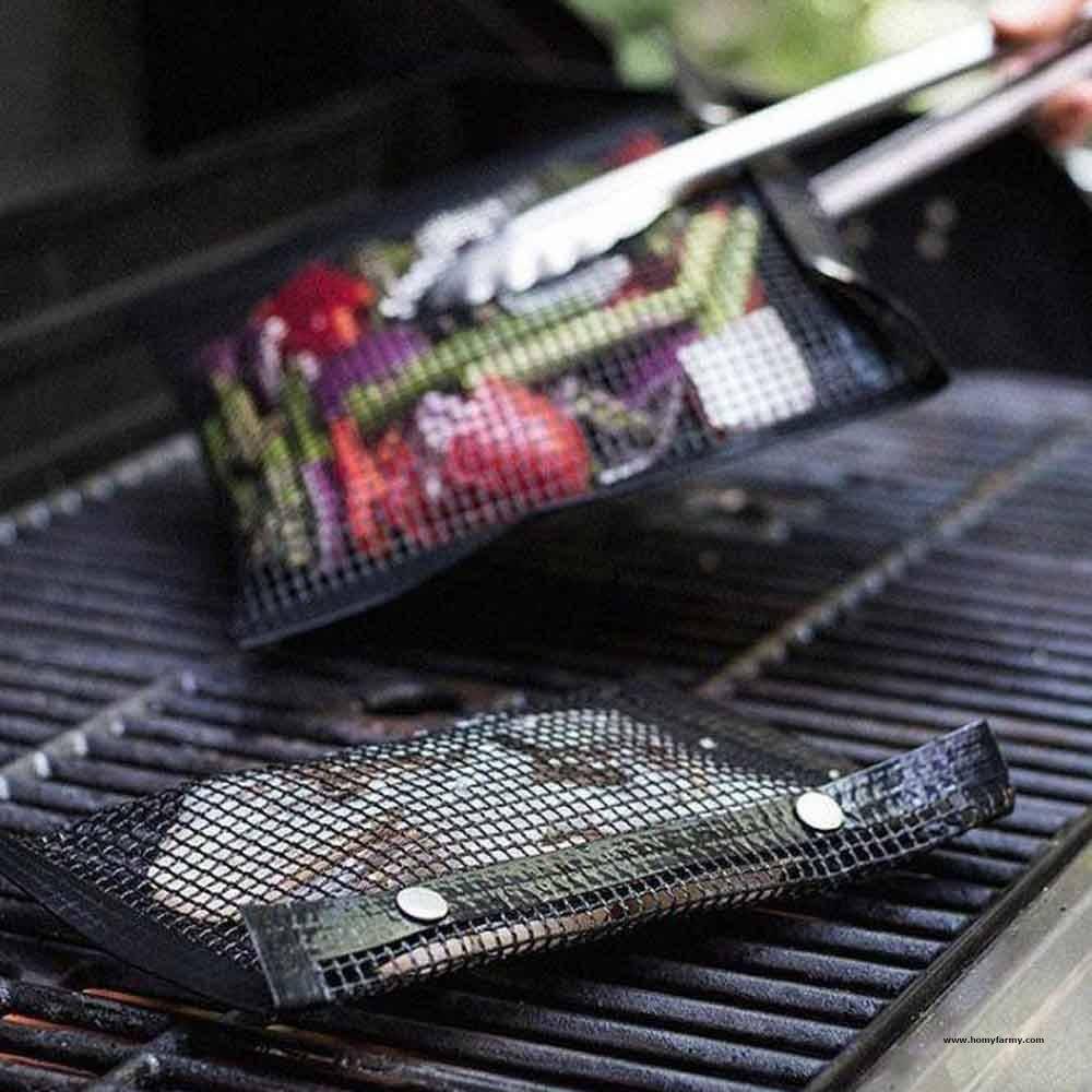 Non-Stick Mesh Grill Bag Non-Stick Mesh Grill Bag Kitchen Homy Farmy https://homyfarmy.com https://homyfarmy.com/non-stick-mesh-grill-bag-2/