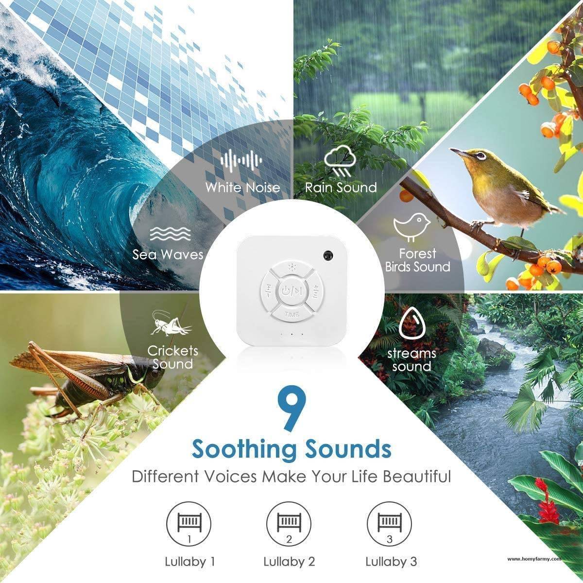 White Noise USB Machine White Noise USB Machine Best Sellers Homy Farmy https://homyfarmy.com https://homyfarmy.com/white-noise-usb-machine/