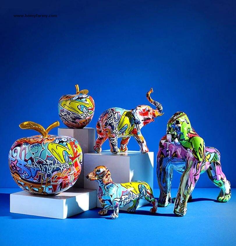 Funky Graffiti Figurine For Your Home Decor Funky Graffiti Figurine For Your Home Decor