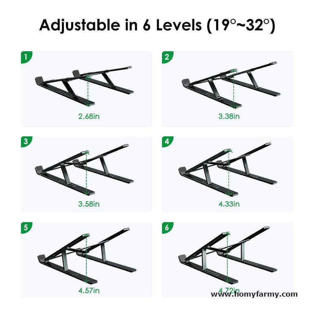 Adjustable Aluminum Laptop Stand Adjustable Aluminum Laptop Stand Best Sellers Home Improvement  Homy Farmy https://homyfarmy.com https://homyfarmy.com/adjustable-aluminum-laptop-stand/