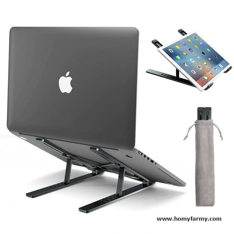 Adjustable Aluminum Laptop Stand Adjustable Aluminum Laptop Stand Best Sellers Home Improvement  Homy Farmy https://homyfarmy.com https://homyfarmy.com/adjustable-aluminum-laptop-stand/