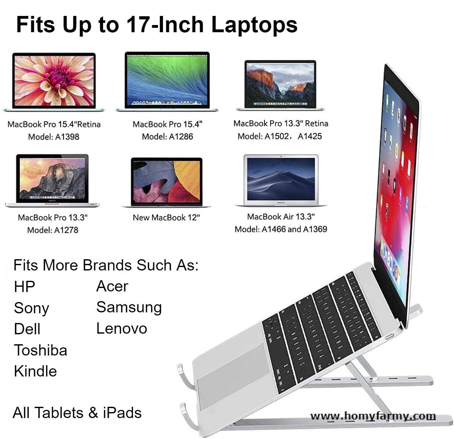 Adjustable Aluminum Laptop Stand Adjustable Aluminum Laptop Stand Best Sellers Home Improvement  Homy Farmy https://homyfarmy.com https://homyfarmy.com/adjustable-aluminum-laptop-stand/