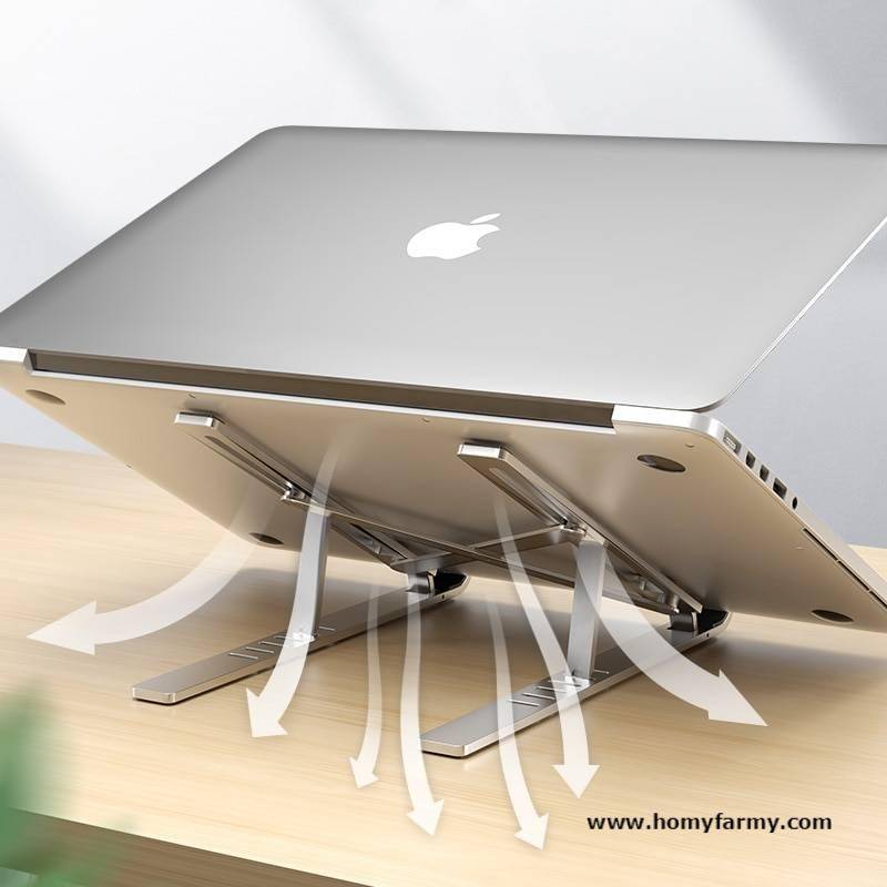 Adjustable Aluminum Laptop Stand Adjustable Aluminum Laptop Stand Best Sellers Home Improvement  Homy Farmy https://homyfarmy.com https://homyfarmy.com/adjustable-aluminum-laptop-stand/