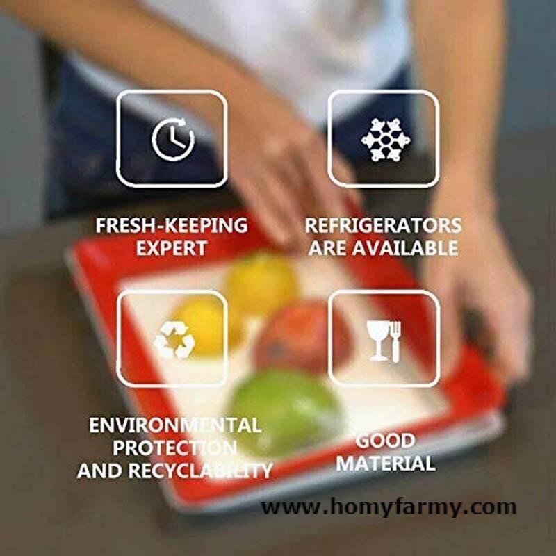 Creative Reusable Food Storage Tray Creative Reusable Food Storage Tray Best Sellers Kitchen Homy Farmy https://homyfarmy.com https://homyfarmy.com/creative-reusable-food-storage-tray/