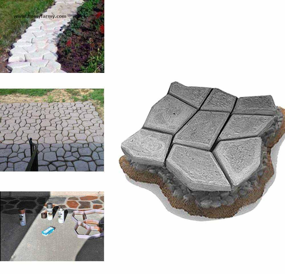 DIY Path Maker Mold DIY Path Maker Mold Garden Home Improvement Homy Farmy https://homyfarmy.com https://homyfarmy.com/diy-path-maker-mold/