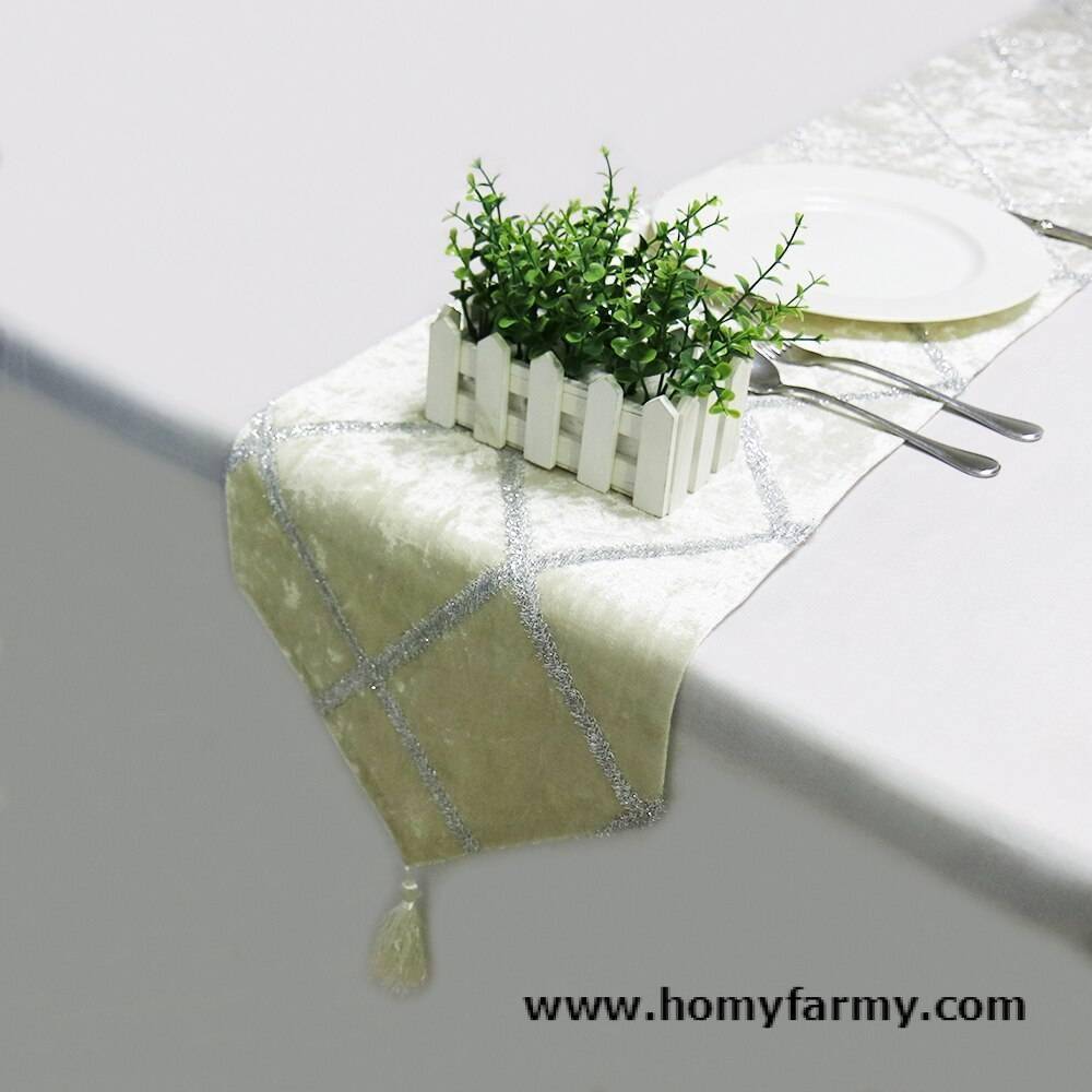 Diamond Velvet Table Runner Diamond Velvet Table Runner