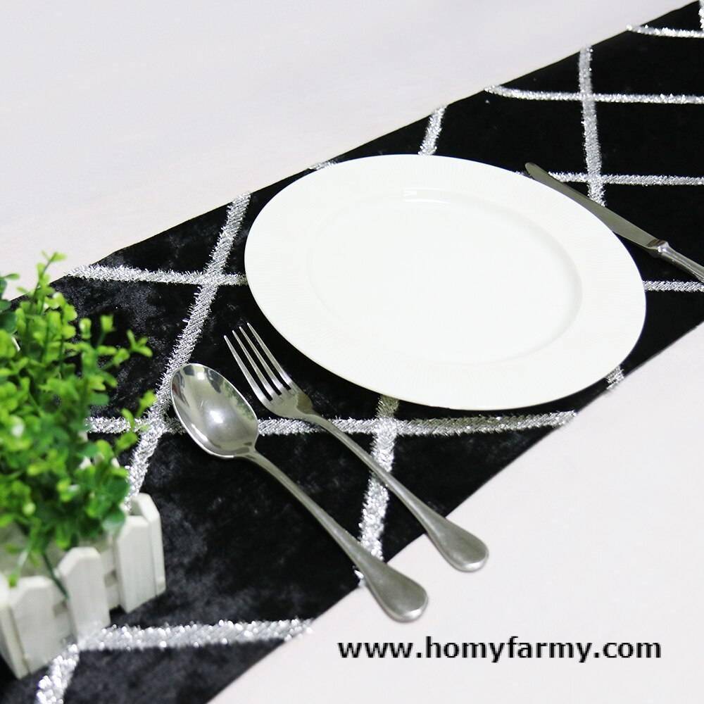 Diamond Velvet Table Runner Diamond Velvet Table Runner