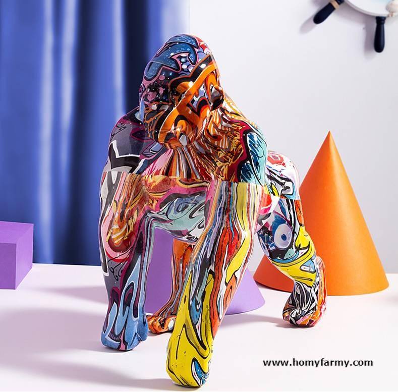 Funky Graffiti Figurine For Your Home Decor Funky Graffiti Figurine For Your Home Decor Decoration Color: Gorilla Homy Farmy https://homyfarmy.com https://homyfarmy.com/funky_graffiti_figurine/