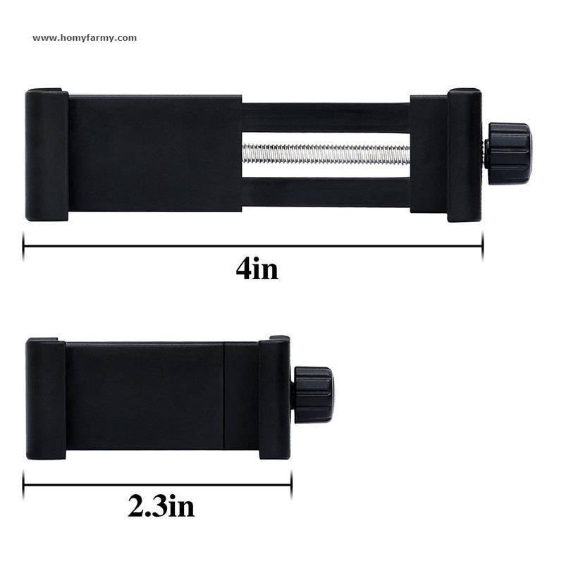 360 Degree Rotation Tripod Mount Holder Cell Phone Stand Bracket Clip Mount Bracket Adapter for Mobile Phones Smartphone