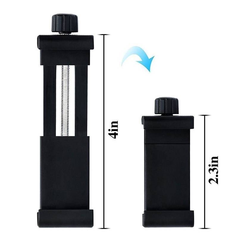 Clip Mount Tripod Adapter for Mobile Phones 360 Degree Rotation Tripod Mount Holder Cell Phone Stand Bracket Clip Mount Bracket Adapter for Mobile Phones Smartphone