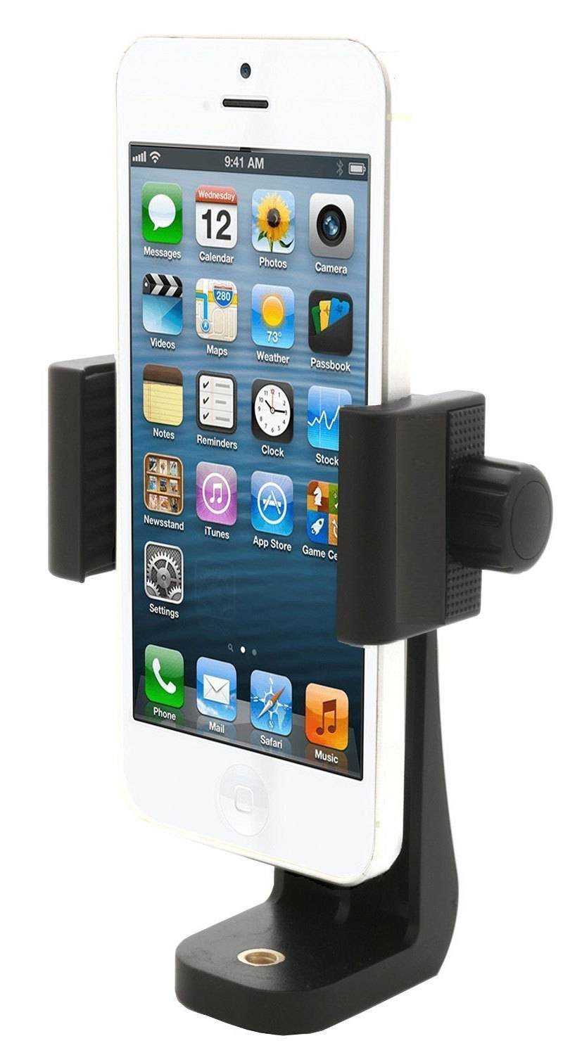 360 Degree Rotation Tripod Mount Holder Cell Phone Stand Bracket Clip Mount Bracket Adapter for Mobile Phones Smartphone