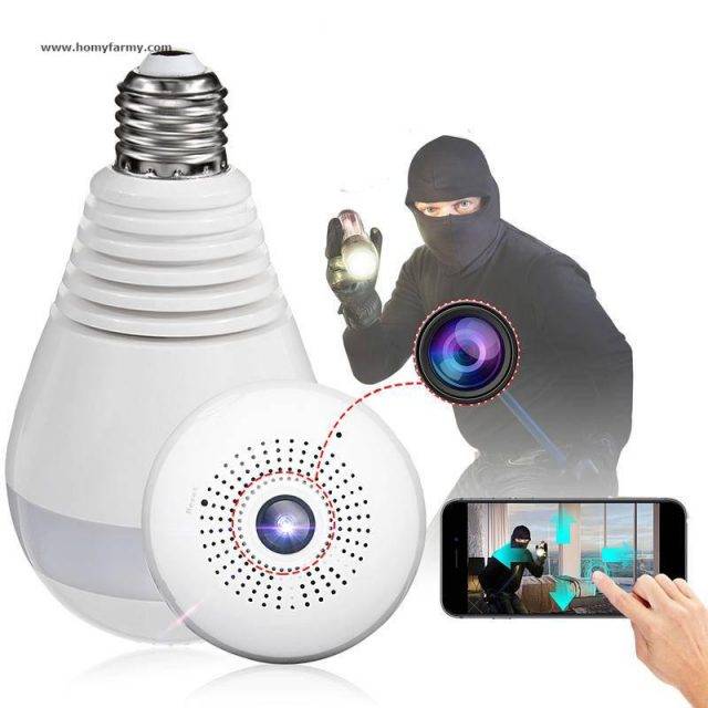 Panoramic Security Bulb Camera Best Sellers Home Improvement Tools and Repair  Homy Farmy https://homyfarmy.com https://homyfarmy.com/panoramic-security-bulb-camera/
