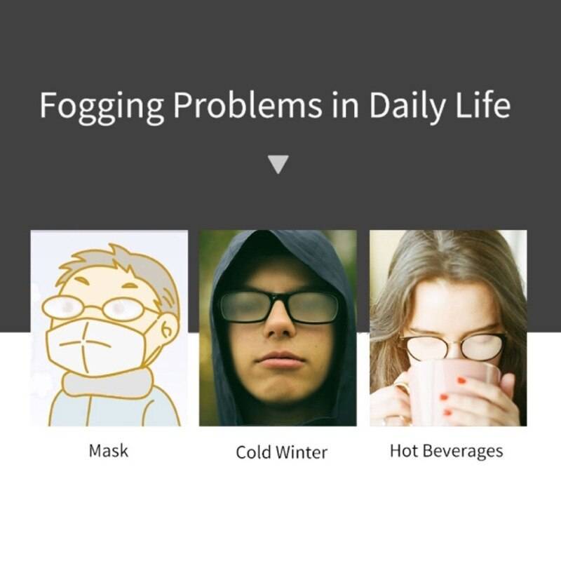 Reusable Anti-Fog Wipes For Your Glasses 12Pcs Reusable Anti-Fog Wipes Glasses Pre-moistened Antifog Lens Cloth Defogger Eyeglass Wipe Prevent Fogging for Glasses 1-12pc